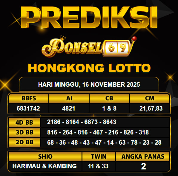 PREDIKSI TOGEL PONSEL69