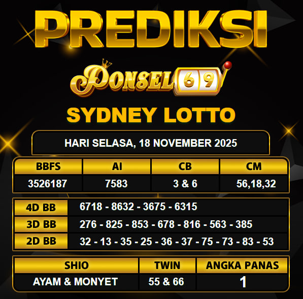 PREDIKSI TOGEL PONSEL69