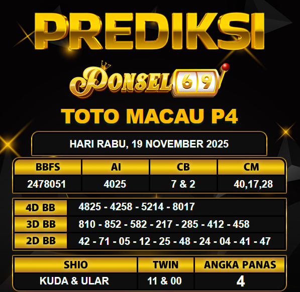 PREDIKSI TOGEL PONSEL69
