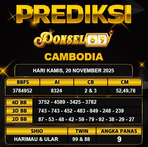 PREDIKSI TOGEL PONSEL69