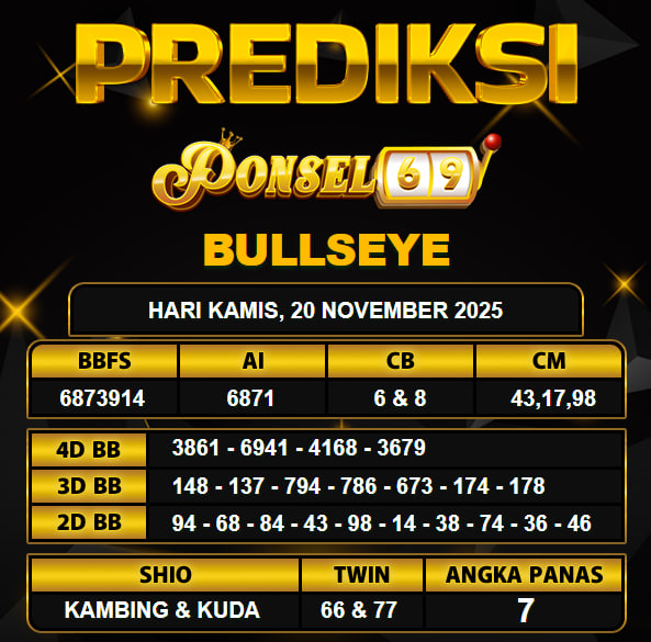 PREDIKSI TOGEL PONSEL69