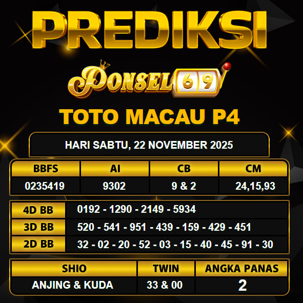 PREDIKSI TOGEL PONSEL69