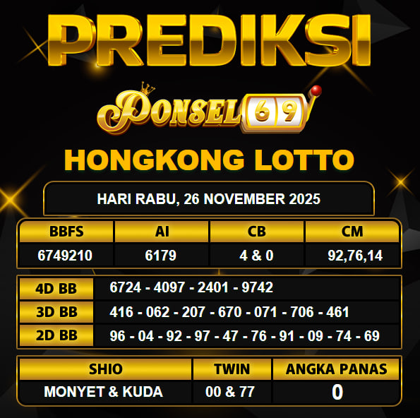 PREDIKSI TOGEL PONSEL69