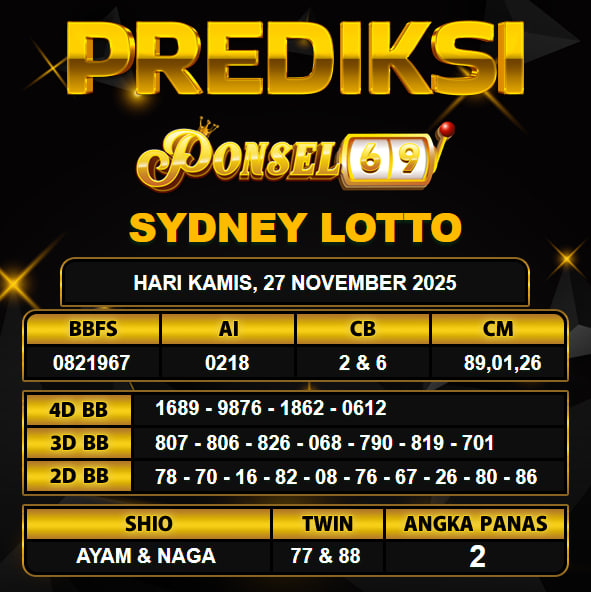 PREDIKSI TOGEL PONSEL69
