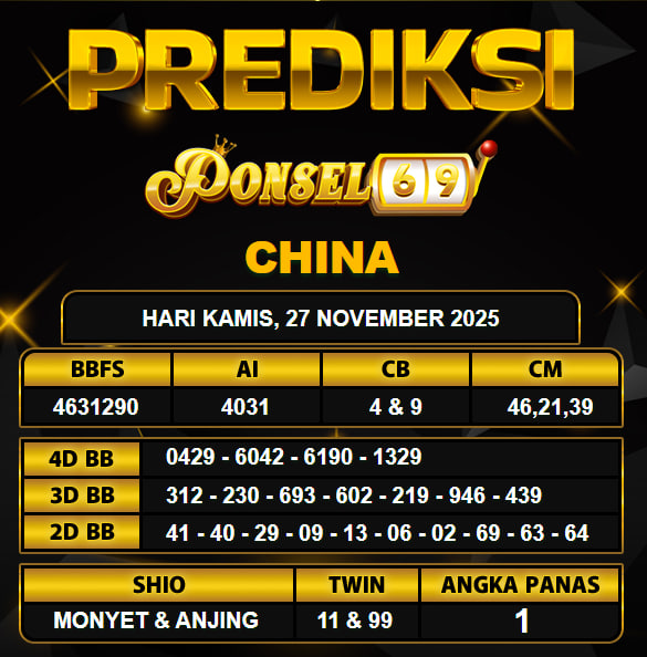 PREDIKSI TOGEL PONSEL69