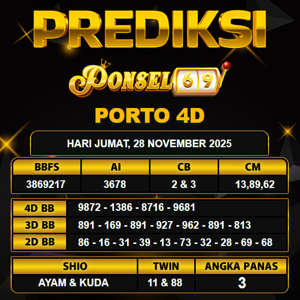 PREDIKSI TOGEL PONSEL69