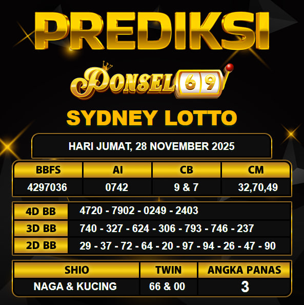 PREDIKSI TOGEL PONSEL69