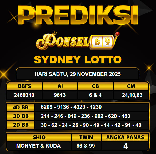 PREDIKSI TOGEL PONSEL69