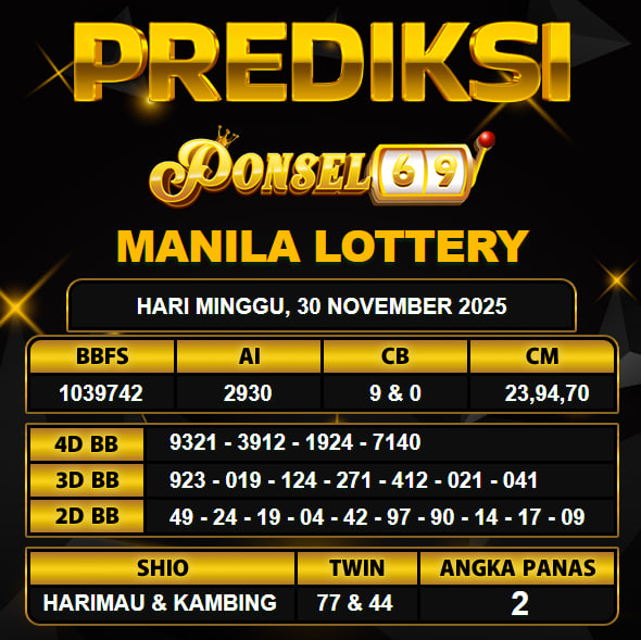 PREDIKSI TOGEL PONSEL69
