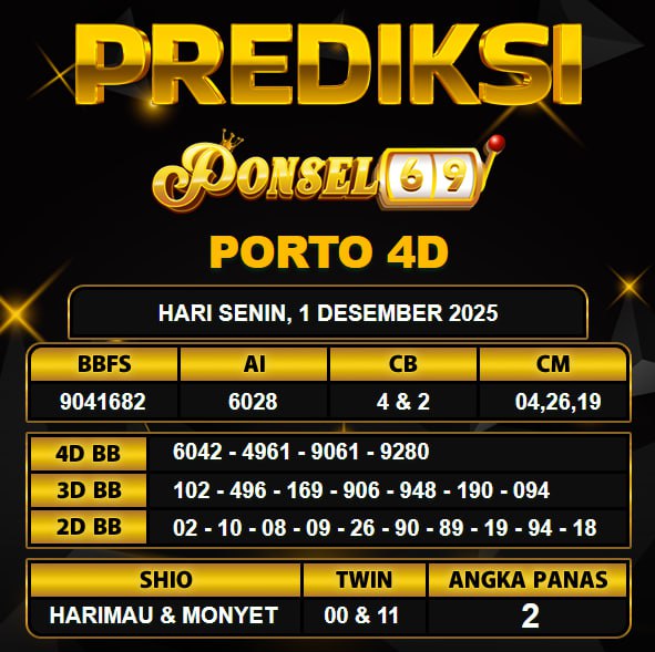 PREDIKSI TOGEL PONSEL69