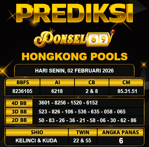 PREDIKSI TOGEL PONSEL69