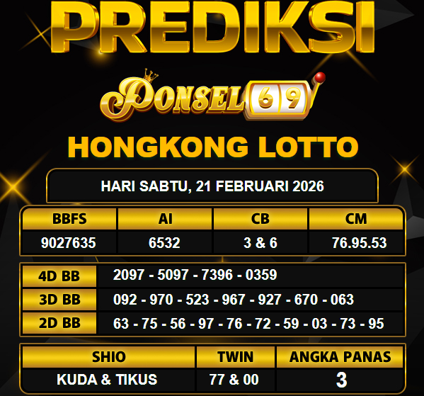PREDIKSI TOGEL PONSEL69