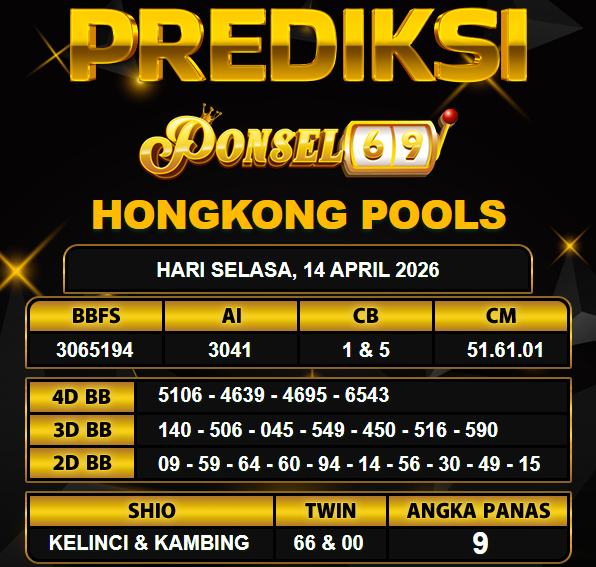 PREDIKSI TOGEL PONSEL69