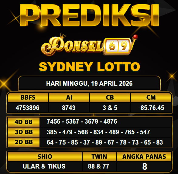 PREDIKSI TOGEL PONSEL69