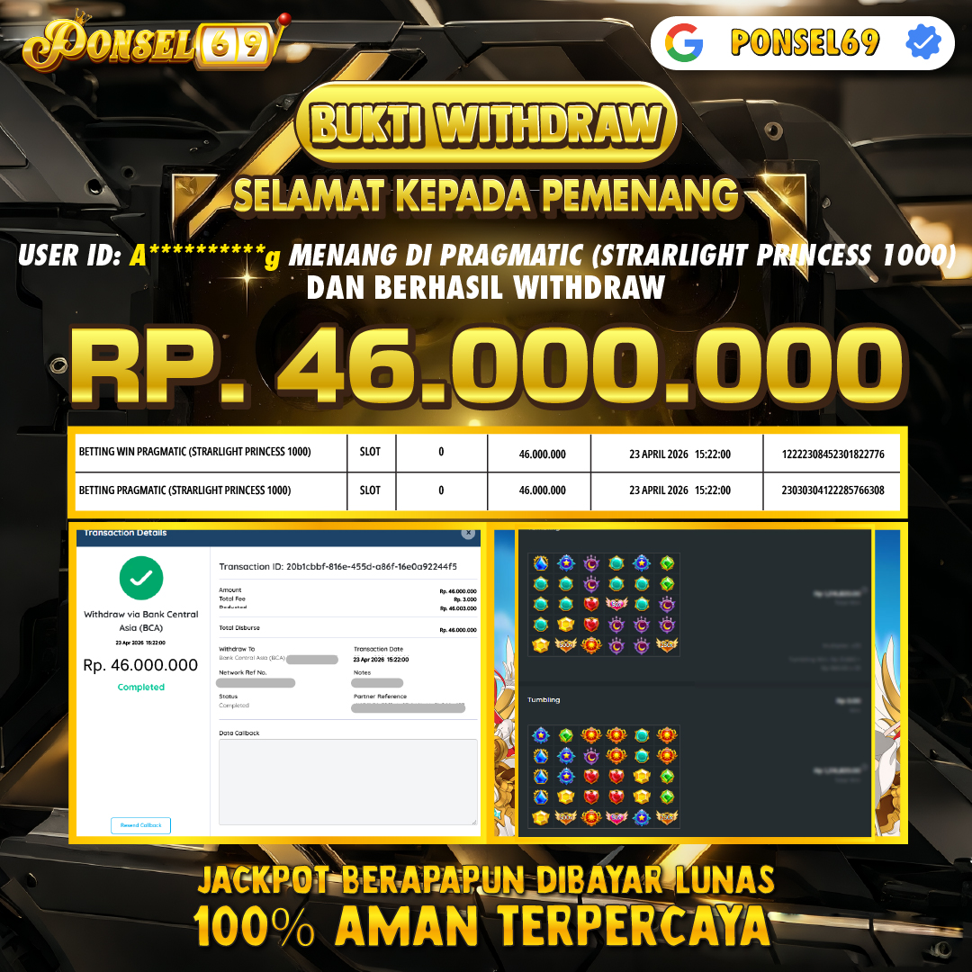 BUKTI WITHDRAW Pragmatic (Starlight Princess 1000) - PONSEL69